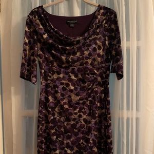 Purple multicolored dress